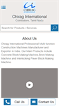 Mobile Screenshot of chirag-international.com